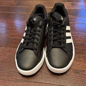 Black and white Adidas